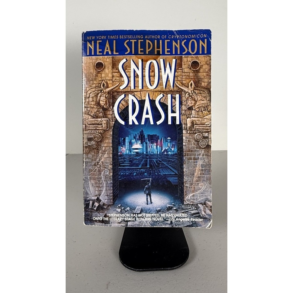 Snow Crash : A Novel by Neal Stephenson (2000, Trade Paperback) Unabridged Rare